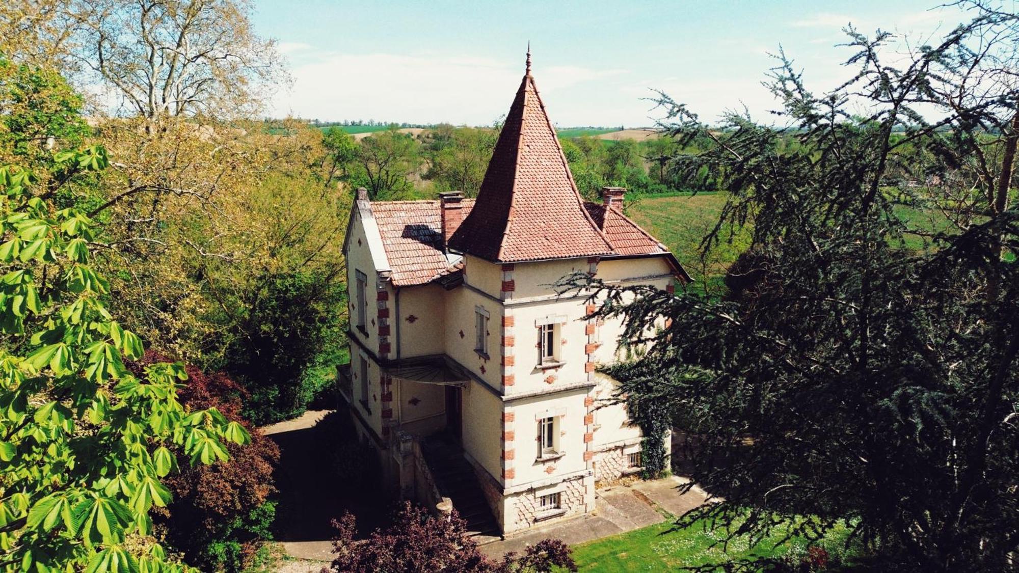 Fleurance Petit Chateau Le Piot Bed & Breakfast エクステリア 写真